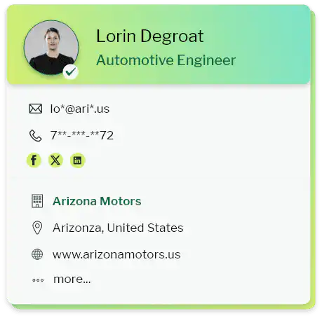 Automotive Industry mailing Lists
