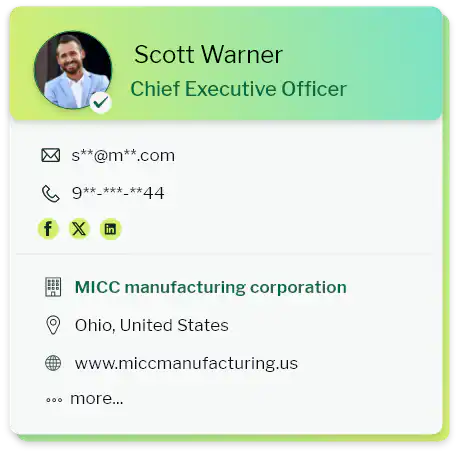 Manufacturing Industry Mailing Database