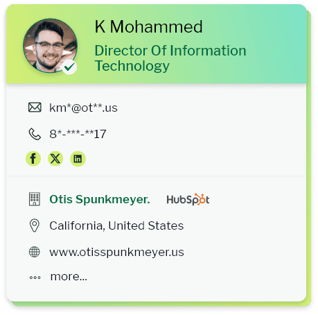 Technology Users Email Addresses