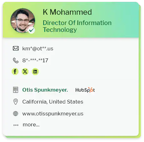 Technology Users Email Addresses