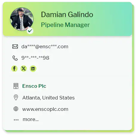 oil and gas industry email addresses