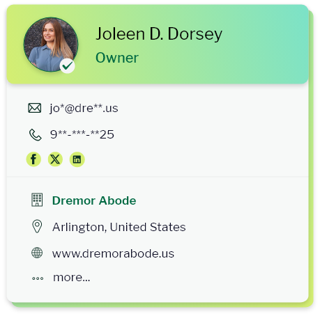 Home Owners Email Data