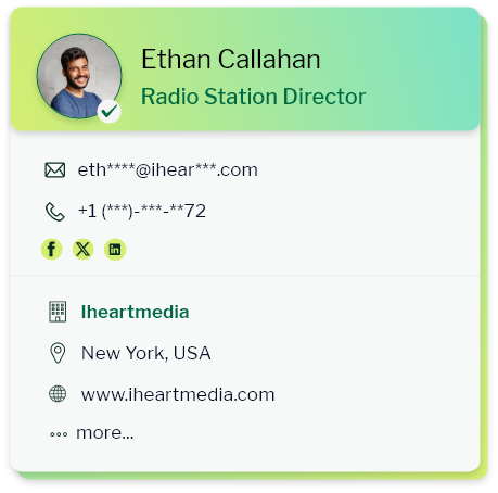 Radio Station Email Database