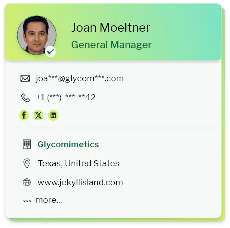 Biotechnology Industry mailing list sample 2