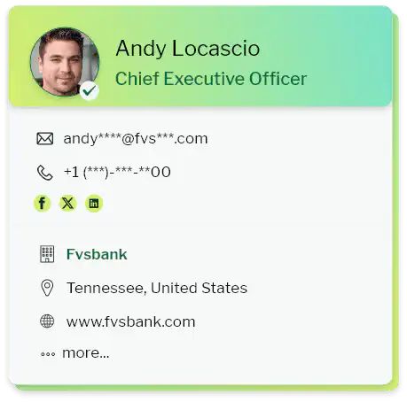 Finance and Banking Email List sample 1