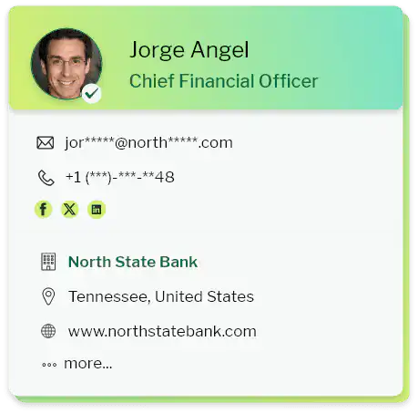 Finance email list sample 2