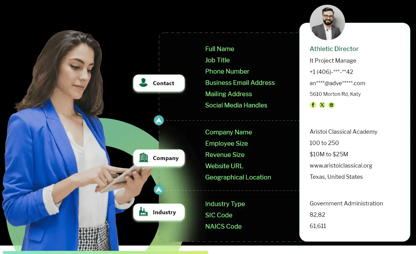 Government email addresses data fields