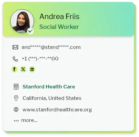 Social Service Director Direct Mailing Lists sample 1