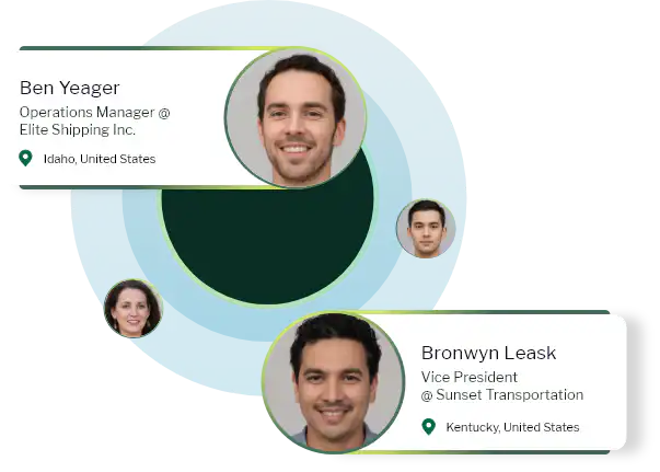 Transportation industry mailing list maps