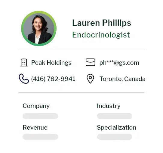 Endocrinologist Email List