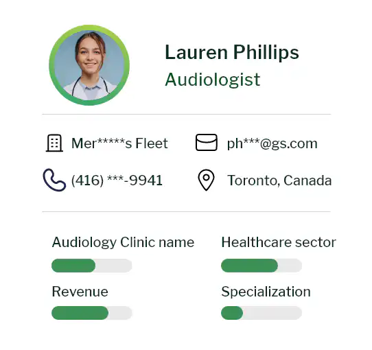 Audiologist Email List